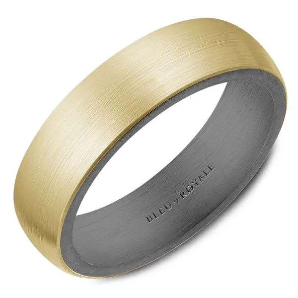 Bleu Royale Yellow and Grey Tantalum Ring