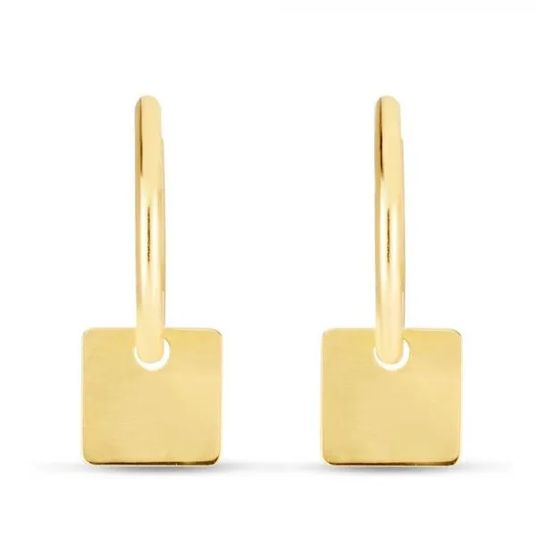 Yellow Gold Earrings Rasmussen Diamonds Mount Pleasant, WI