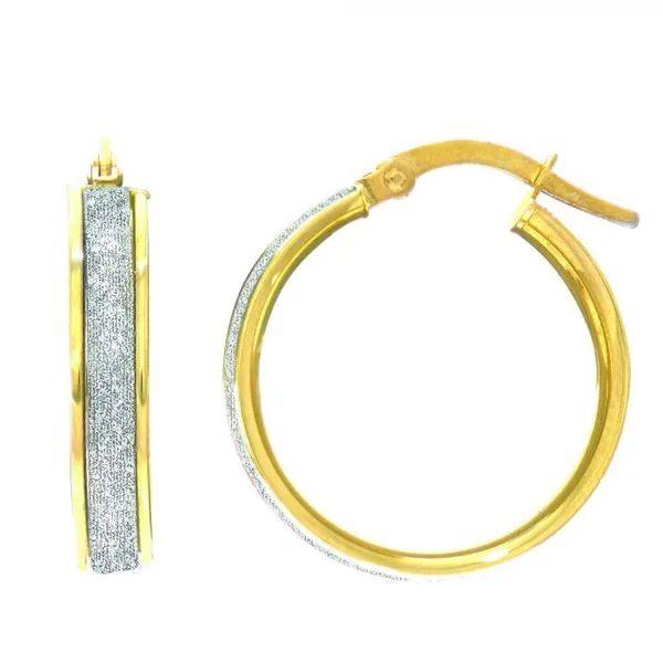 Yelllow Gold 16mm Earrings Rasmussen Diamonds Mount Pleasant, WI