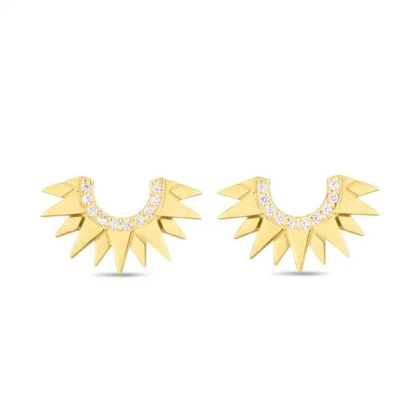 Yellow Gold Earrings Rasmussen Diamonds Mount Pleasant, WI