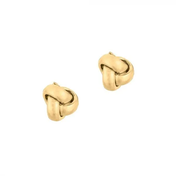Yellow Gold 7mm Earrings Rasmussen Diamonds Mount Pleasant, WI