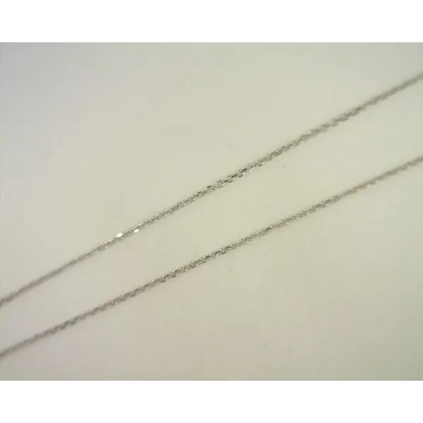 14K White Gold Chain 18" Rasmussen Diamonds Mount Pleasant, WI