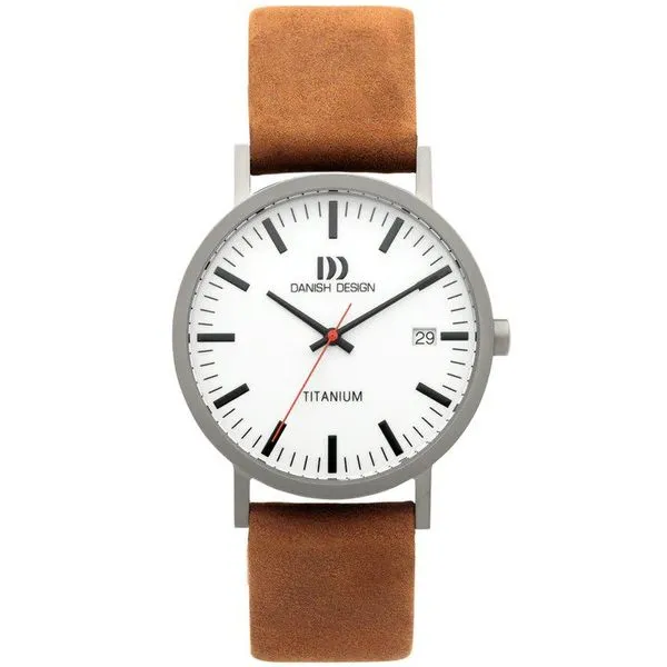Danish Design Titanium Leather Watch Rasmussen Diamonds Mount Pleasant, WI