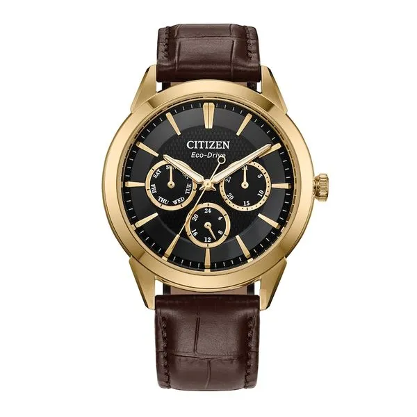 Citizen \Classic\ Watch With 40Mm Gold-Tone Stainless Ste...
