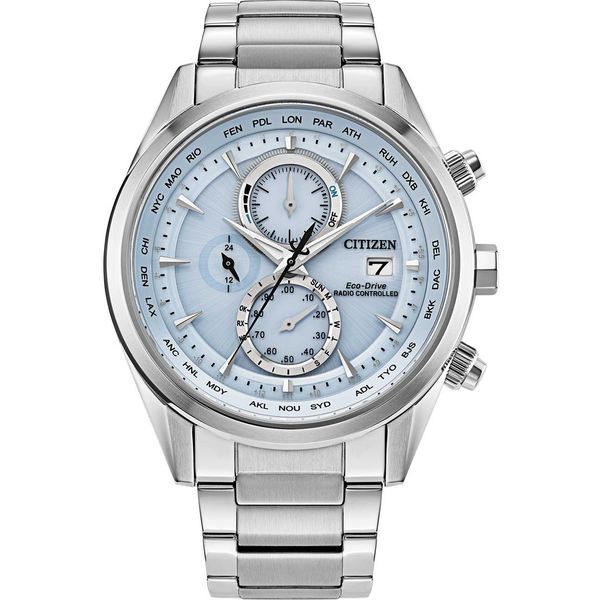 Citizen Men's Eco 43Mm Stainless Steel Watch Rasmussen Diamonds Mount Pleasant, WI