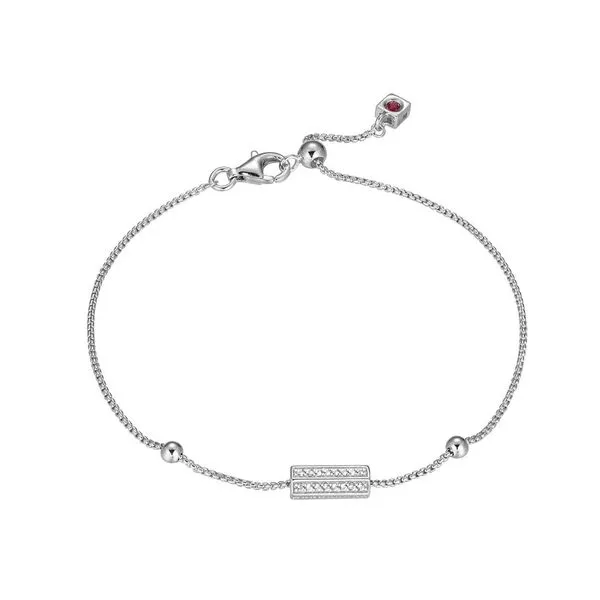 Elle Sterling Silver Adjustable Bracelet Rasmussen Diamonds Mount Pleasant, WI