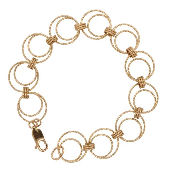 Sterling Silver Circle Bracelet Rasmussen Diamonds Mount Pleasant, WI