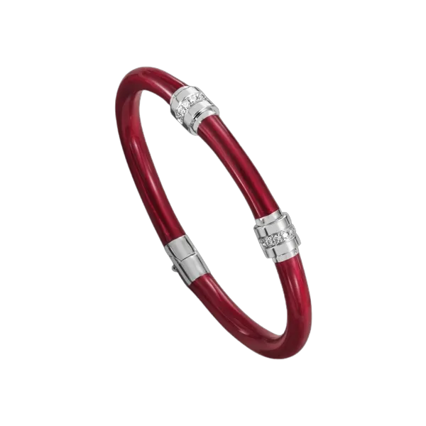 Soho Red Enamel Bracelet Rasmussen Diamonds Mount Pleasant, WI