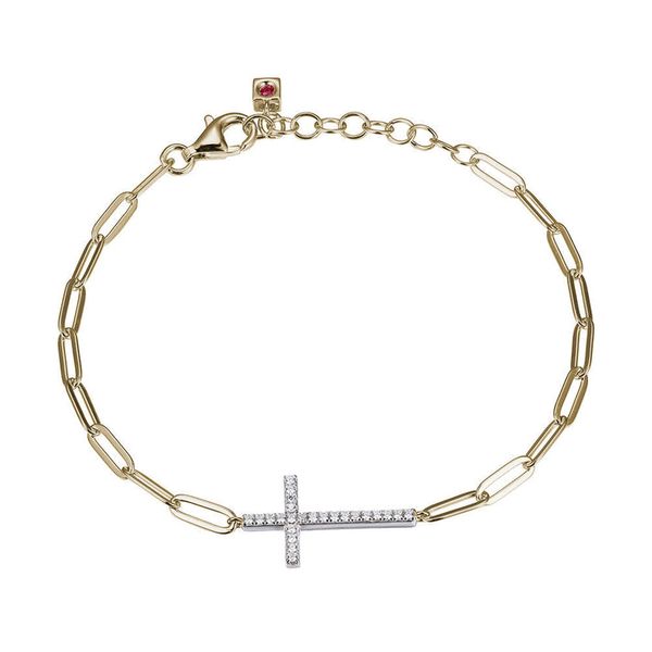 Sterling Silver Cross Bracelet Rasmussen Diamonds Mount Pleasant, WI