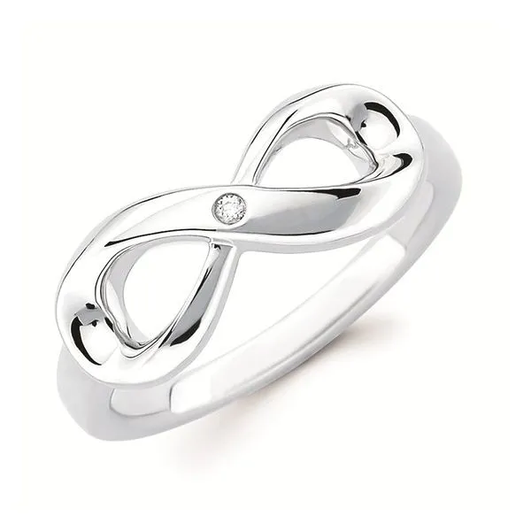 0.01 CT Diamond Infinity Ring Rasmussen Diamonds Mount Pleasant, WI