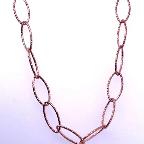 Sterling Silver oval linked necklace  Rasmussen Diamonds Mount Pleasant, WI