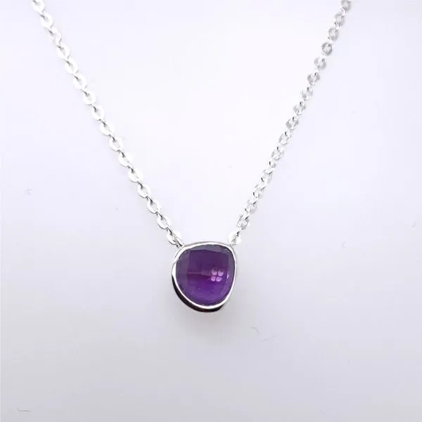 Sterling Silver and Amethyst necklace Rasmussen Diamonds Mount Pleasant, WI