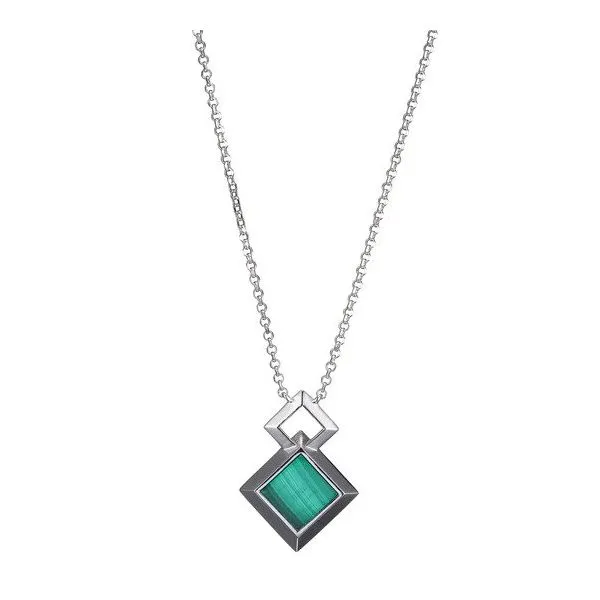Elle Malachite Necklace Rasmussen Diamonds Mount Pleasant, WI