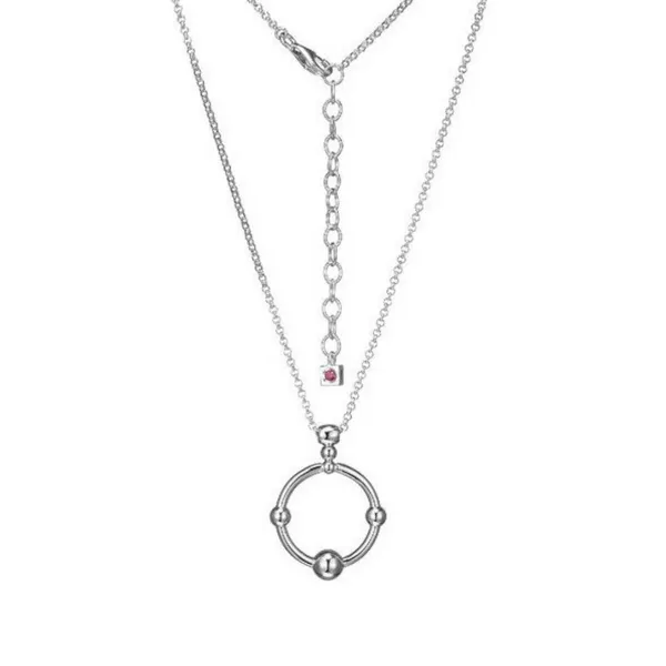Elle Sterling Silver Ball Necklace Rasmussen Diamonds Mount Pleasant, WI