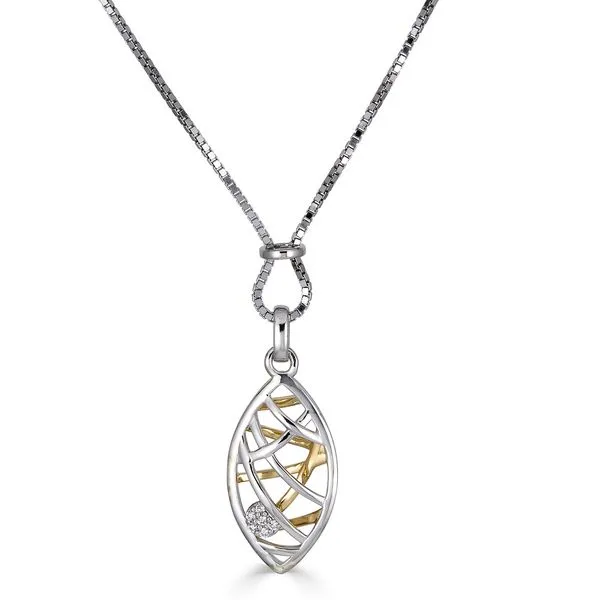 Blanche White Sapphire Pendant Rasmussen Diamonds Mount Pleasant, WI