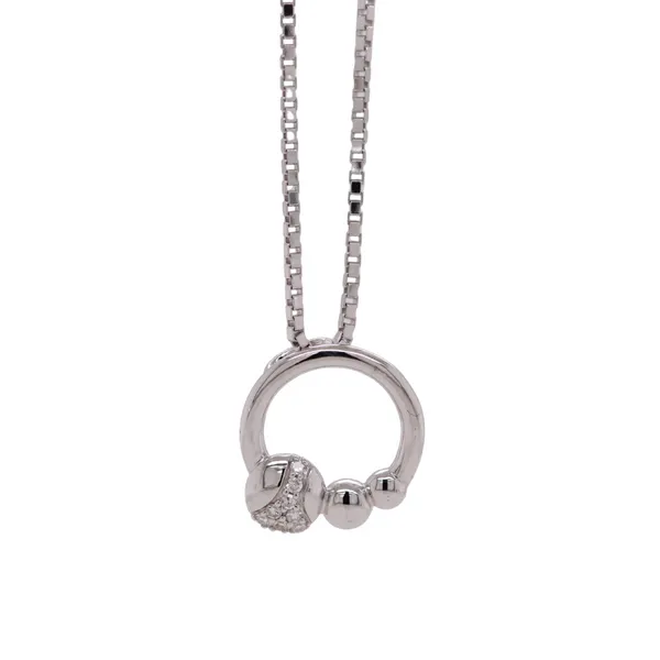 Sterling Silver Pendant With Diamonds similar item image