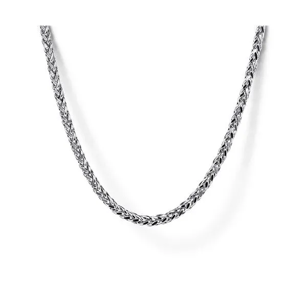 Sterling Silver Mens 24 inch Wheat Chain Rasmussen Diamonds Mount Pleasant, WI