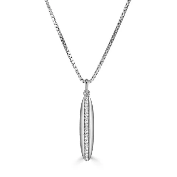 Sterling Silver and Sapphire Pendant Rasmussen Diamonds Mount Pleasant, WI