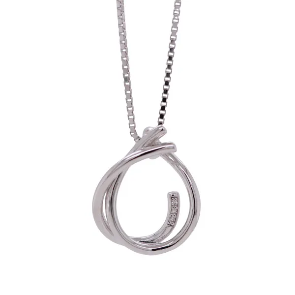 Sterling Silver Diamond Entwined Pendant Rasmussen Diamonds Mount Pleasant, WI
