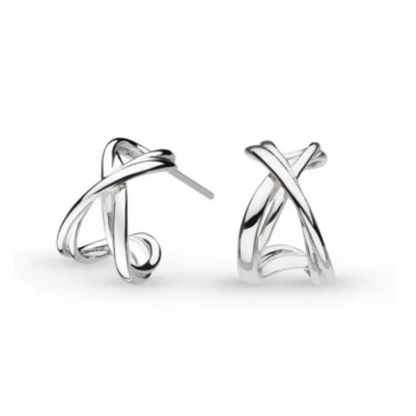 Kit Heath Infinity Stud Hoop Earrings Rasmussen Diamonds Mount Pleasant, WI