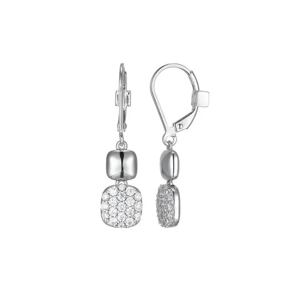 Elle Sterling Silver Earrings Rasmussen Diamonds Mount Pleasant, WI