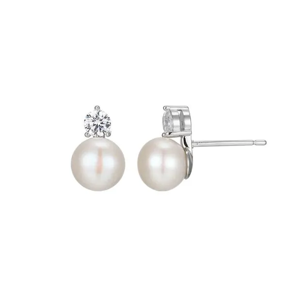 Fresh Water Pearl Earrings Rasmussen Diamonds Mount Pleasant, WI