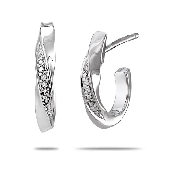 Diamond Hoop Earrings Rasmussen Diamonds Mount Pleasant, WI