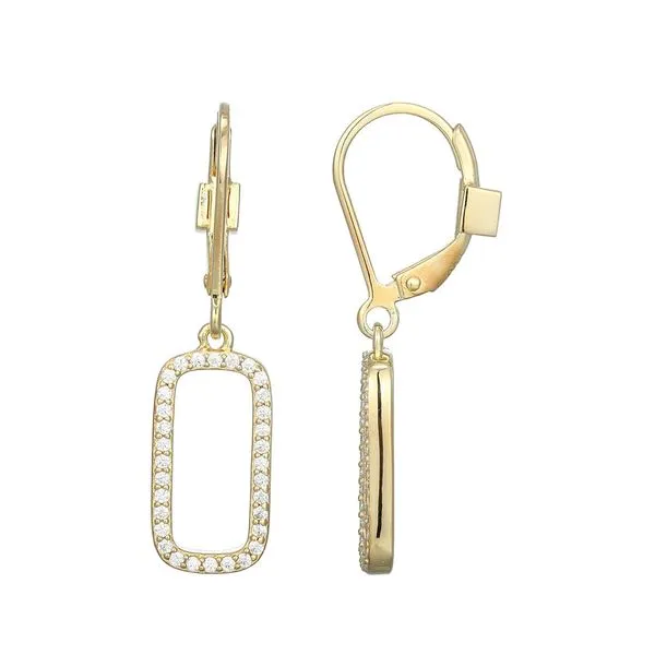 Sterling Silver Leverback Earrings Rasmussen Diamonds Mount Pleasant, WI