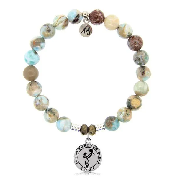 T.Jazelle Larimar Beaded Bracelet Rasmussen Diamonds Mount Pleasant, WI