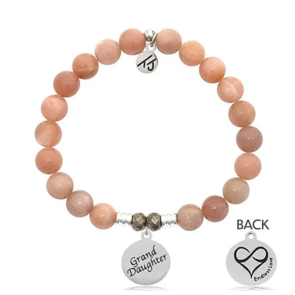 T.Jazelle Peach Moonstone Beaded Bracelet Rasmussen Diamonds Mount Pleasant, WI