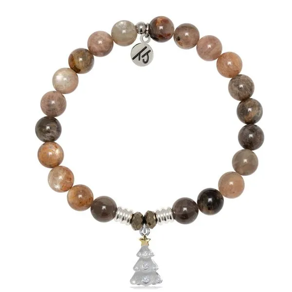 T.Jazelle Sand Moonstone Beaded Bracelet Rasmussen Diamonds Mount Pleasant, WI