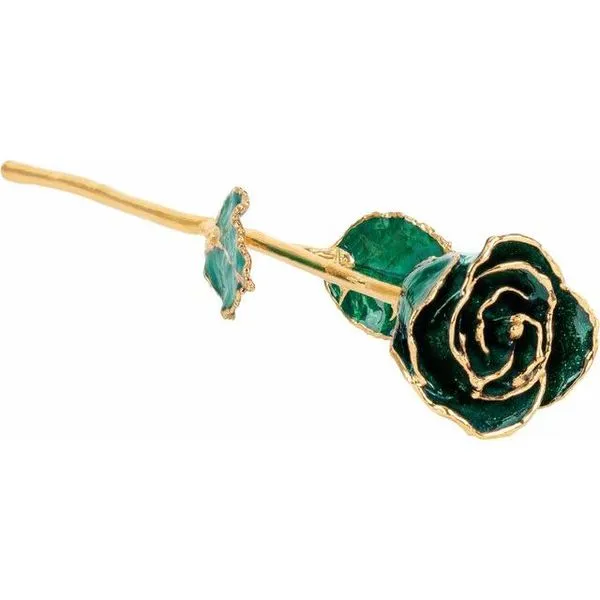 Lacquered Sparkle Emerald Colored Rose Rasmussen Diamonds Mount Pleasant, WI