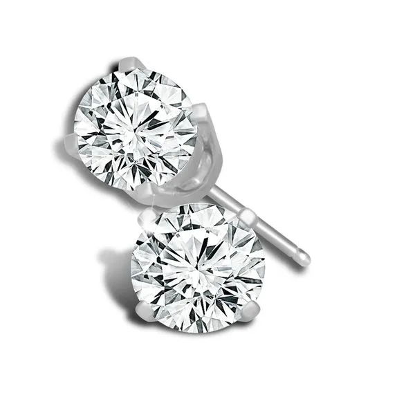 1.5 CT Diamond Stud Earrings Rasmussen Diamonds Mount Pleasant, WI