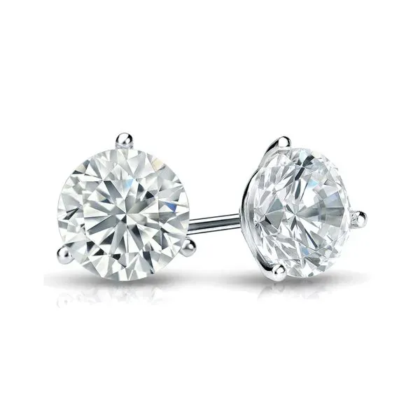 1/3 CT Three Prong Diamond Stud Earrings Rasmussen Diamonds Mount Pleasant, WI