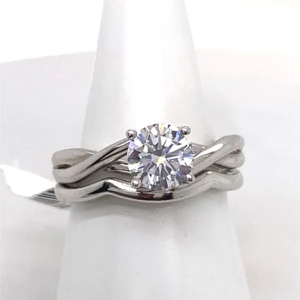 Gabriel & Co. 3-stone diamond ring mounting Rasmussen Diamonds Mount Pleasant, WI