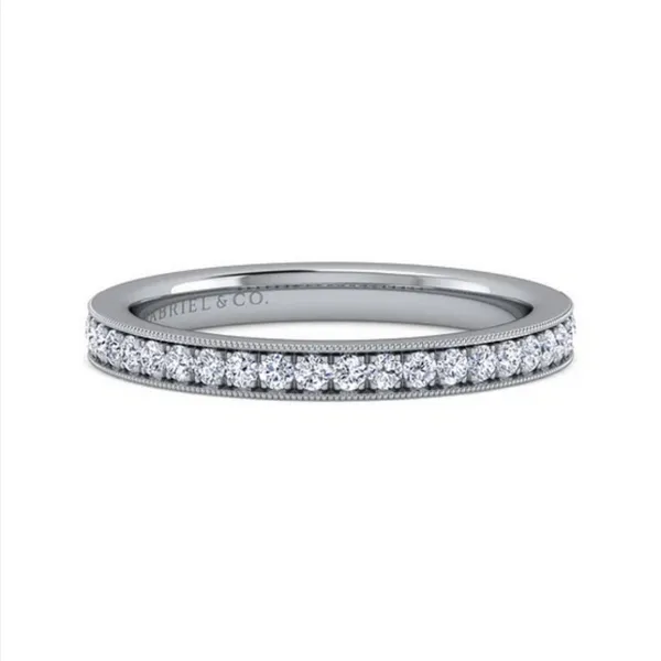 Gabriel and Co. 0.22 CT Diamond Wedding Band Rasmussen Diamonds Mount Pleasant, WI