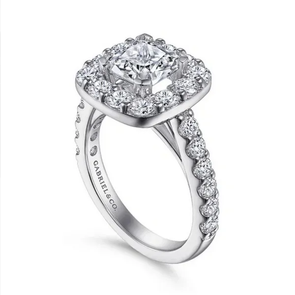 Gabriel and Co. 2 CT Round Diamond Engagement Ring Mounting similar item image