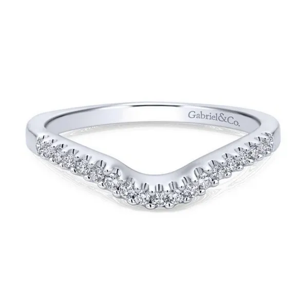 Gabriel and Co. 0.12 CT Diamond Wedding Band Rasmussen Diamonds Mount Pleasant, WI