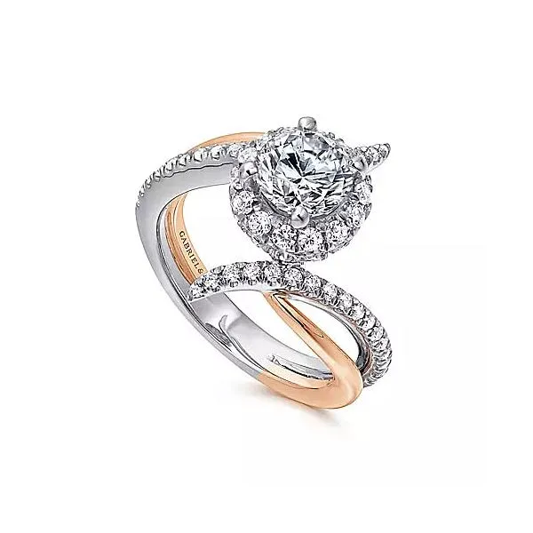 Gabriel & Co. Two Tone Diamond Ring Rasmussen Diamonds Mount Pleasant, WI