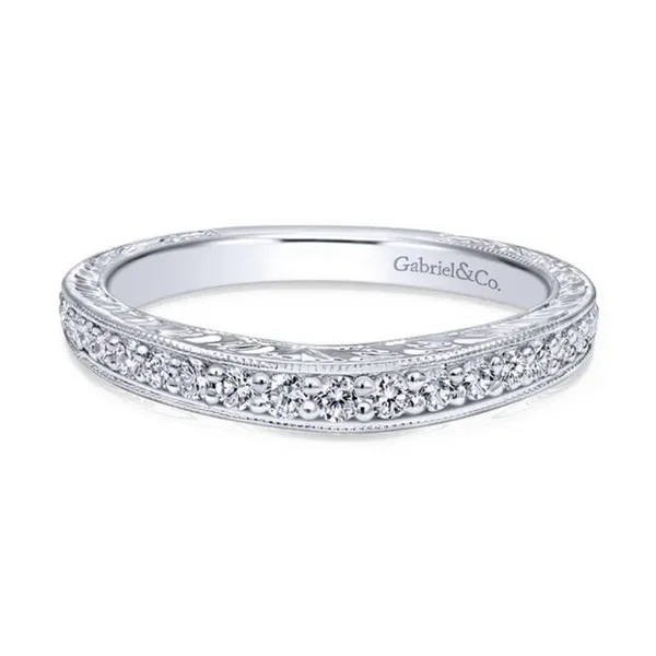 Gabriel and Co. 0.23 CT Diamond Wedding Band Rasmussen Diamonds Mount Pleasant, WI