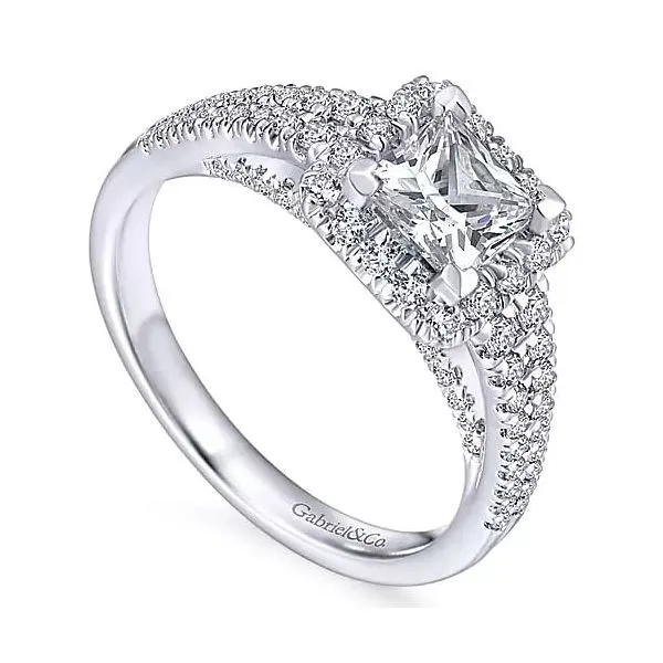Gabriel & Co. White Gold Diamond Ring Rasmussen Diamonds Mount Pleasant, WI