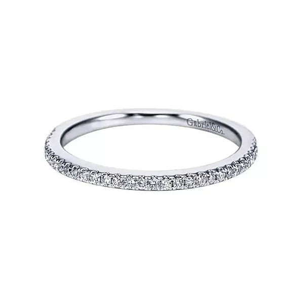Gabriel & Co. White Gold Diamond Band Rasmussen Diamonds Mount Pleasant, WI