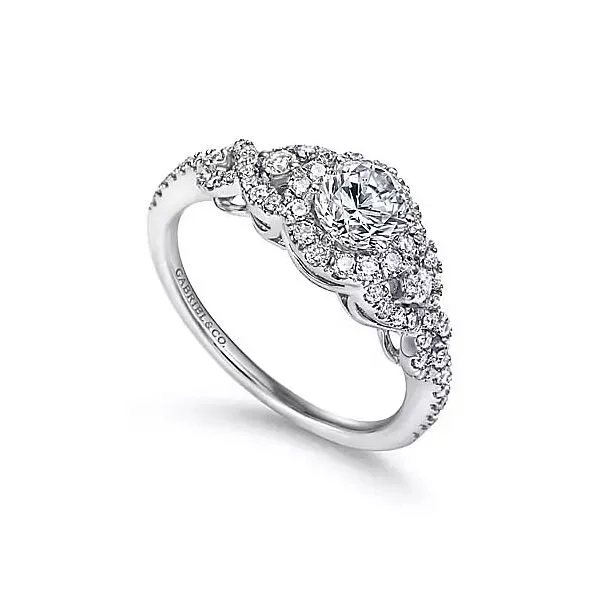 Gabriel & Co. White Gold Diamond Ring Rasmussen Diamonds Mount Pleasant, WI