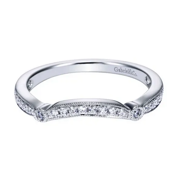 Gabriel and Co. 0.12 CT Diamond Wedding Band Rasmussen Diamonds Mount Pleasant, WI