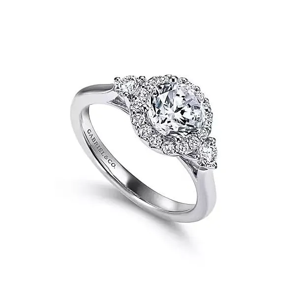 Gabriel & Co. White Gold Diamond Ring Rasmussen Diamonds Mount Pleasant, WI