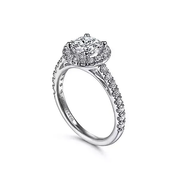 Gabriel & Co. White Gold Diamond Ring Rasmussen Diamonds Mount Pleasant, WI