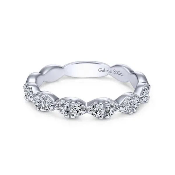 Gabriel and Co. 0.45 CT Diamond Wedding Band Rasmussen Diamonds Mount Pleasant, WI
