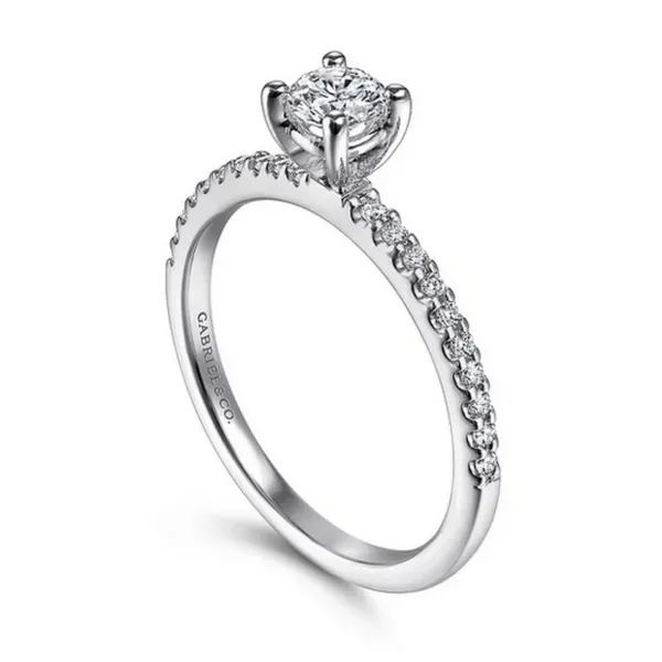 Gabriel and Co. 0.33 CT Round Diamond Engagement Ring Rasmussen Diamonds Mount Pleasant, WI