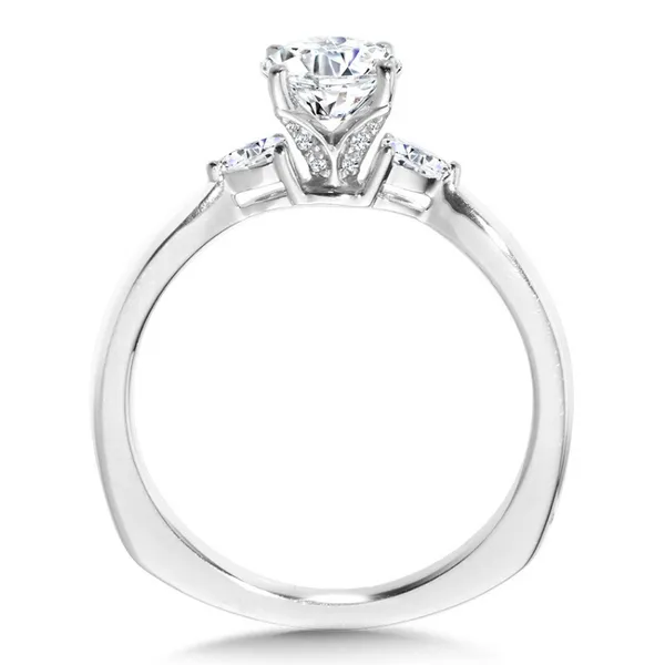 White Gold Three Stone Ring Image 2 Rasmussen Jewelers Spanish Fork, UT