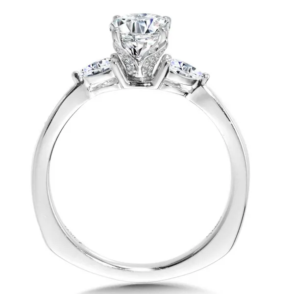 White Gold Three Stone Ring Image 2 Rasmussen Jewelers Spanish Fork, UT